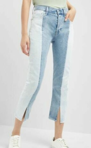 Super High Rise Straight Grop Light Indigo Gap - Picture 8 of 8